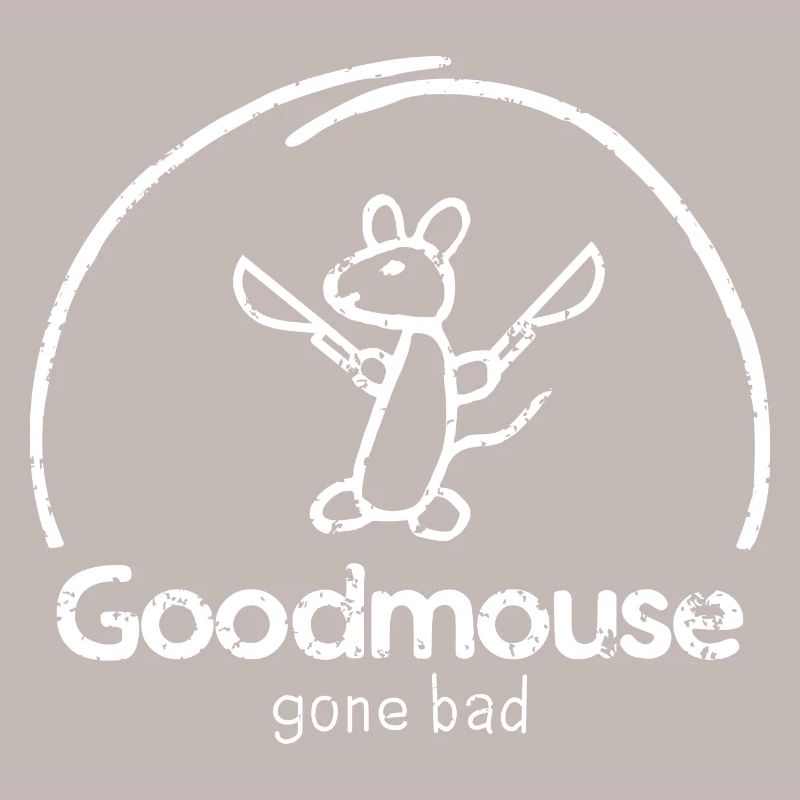 "Goodmouse" mouse with cool evil saying