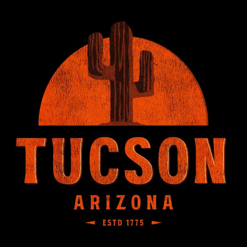 Tucson Sunset Cactus