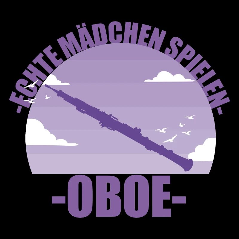 Oboe Musikerin Instrument Mädchen Geschenk
