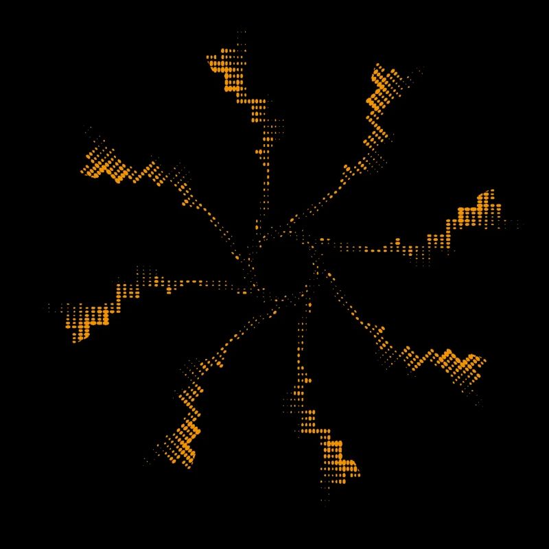 Pixel de feux d’artifice Éolienne gyroscopique