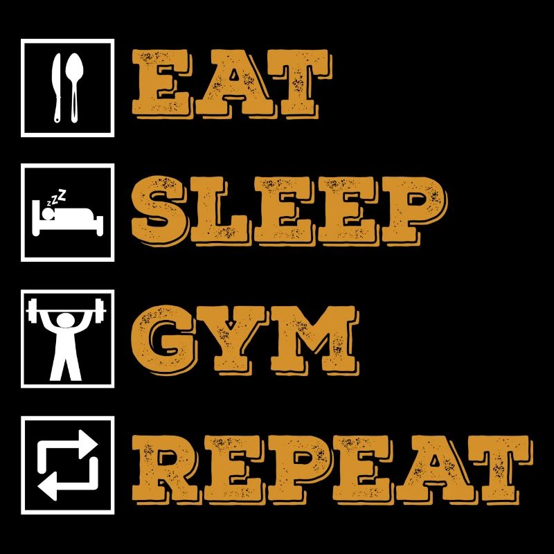 Eat Sleep Gym Repeat