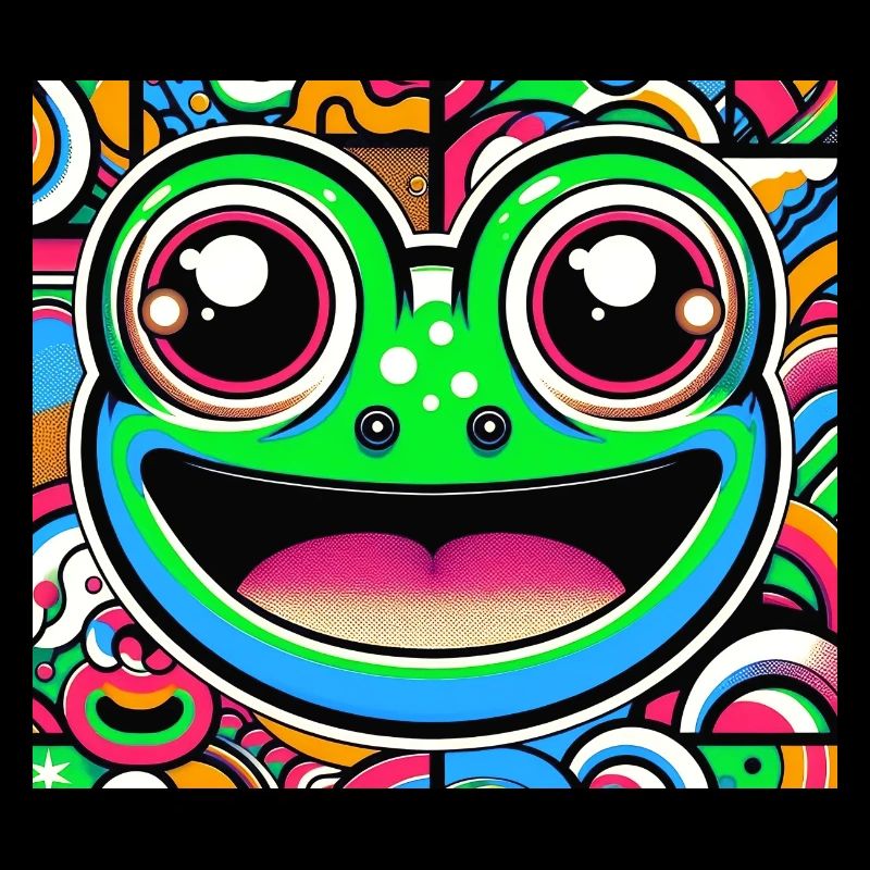 Frog Pop Art