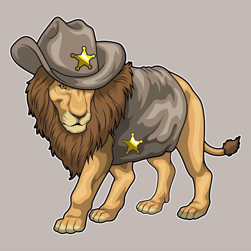 Lion Sheriff Sheriff's Hat