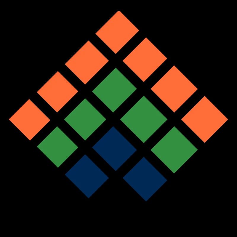 upward mosaic arrow