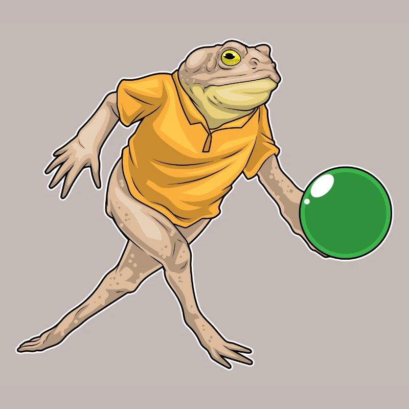 Grenouille Bowling Boule de bowling