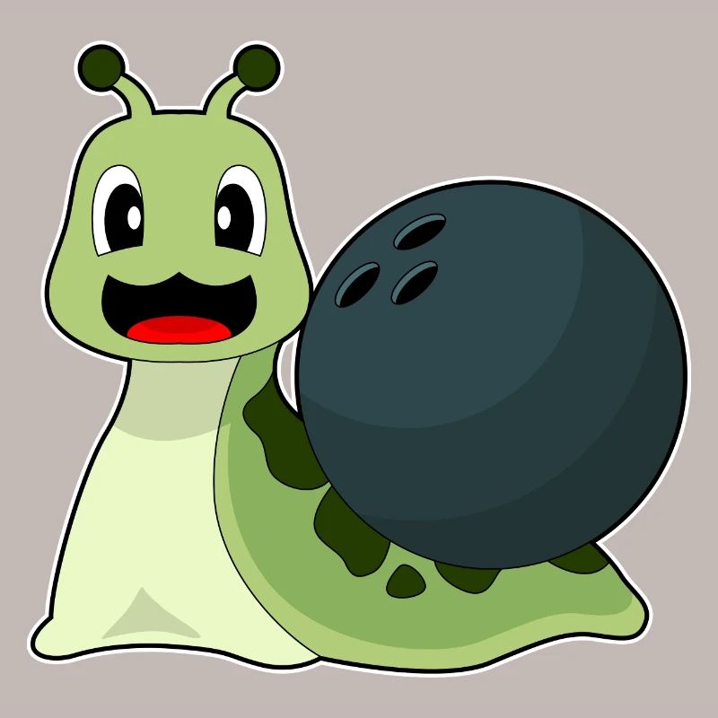Escargot Bowling Boule de bowling