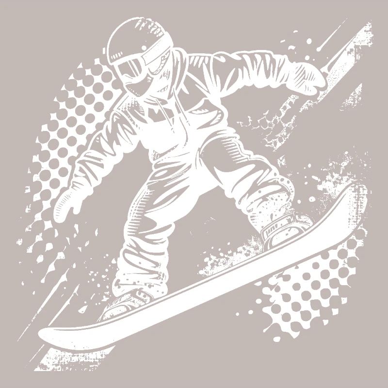 Snowboarder Drawing