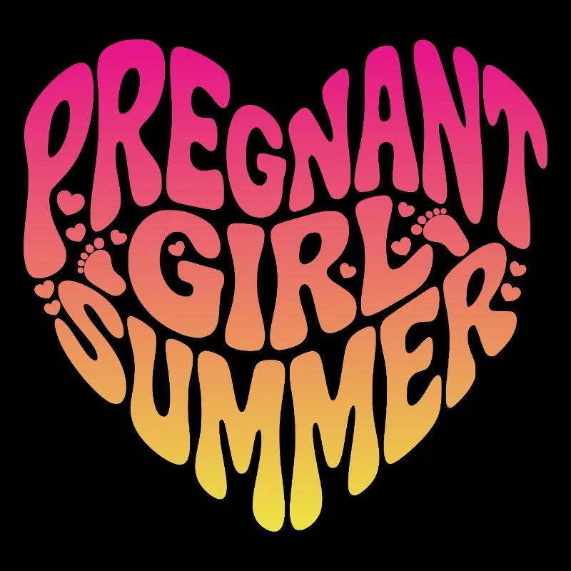 Fille enceinte Été