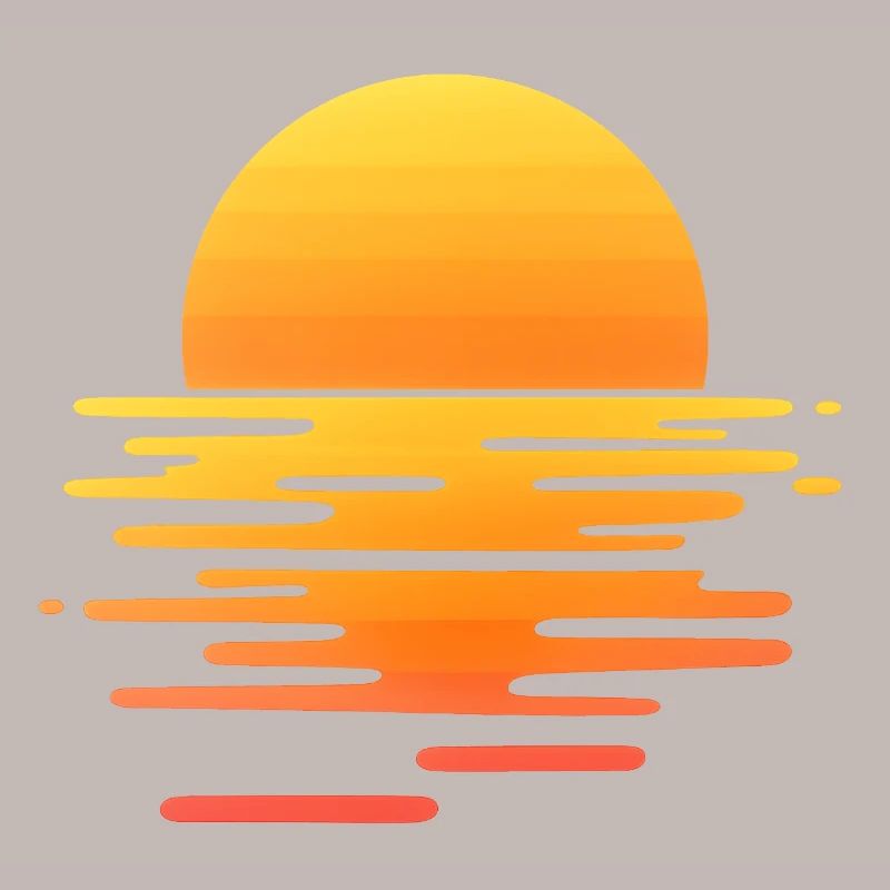Retro sunset