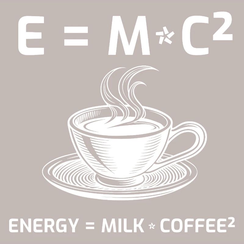 Coffee Drinker Coffee Formula E=MC2