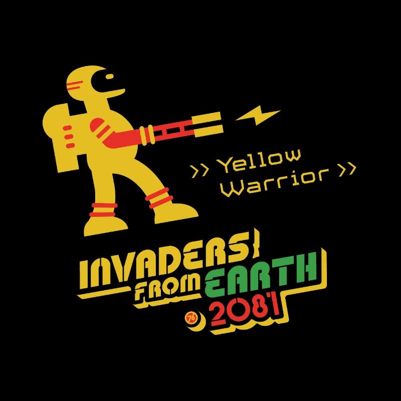 Invaders From Earth 2081 YELLOW WARRIOR