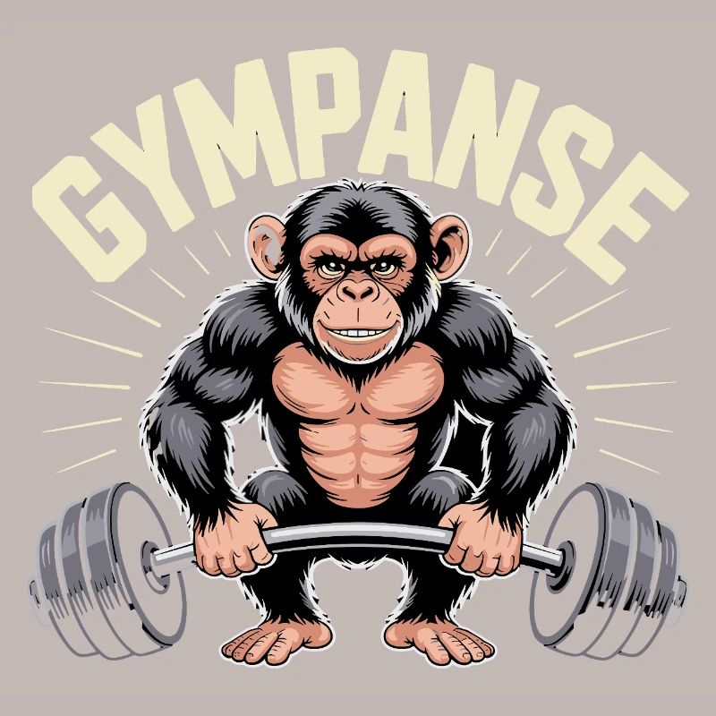 Gymchimp Strength Training Motif