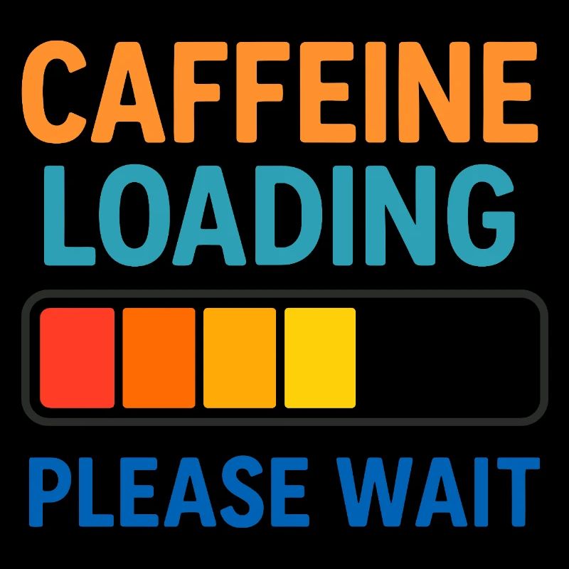 Kaffee Ladebalken Wartezeit