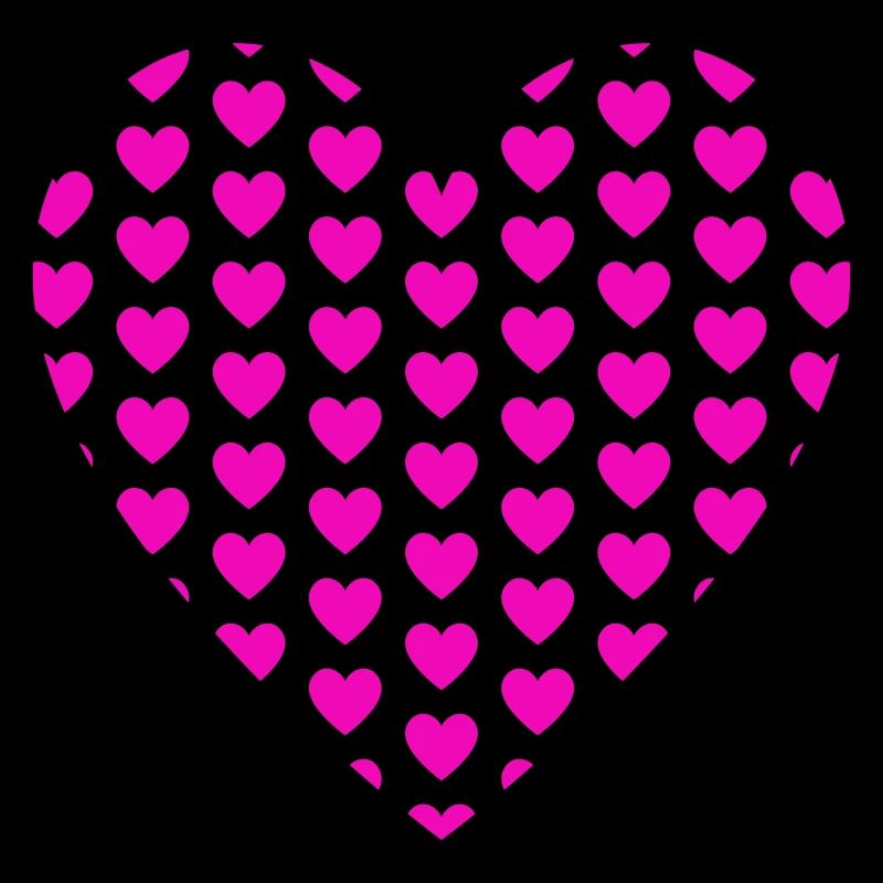 Heart Hearts Patch Pattern