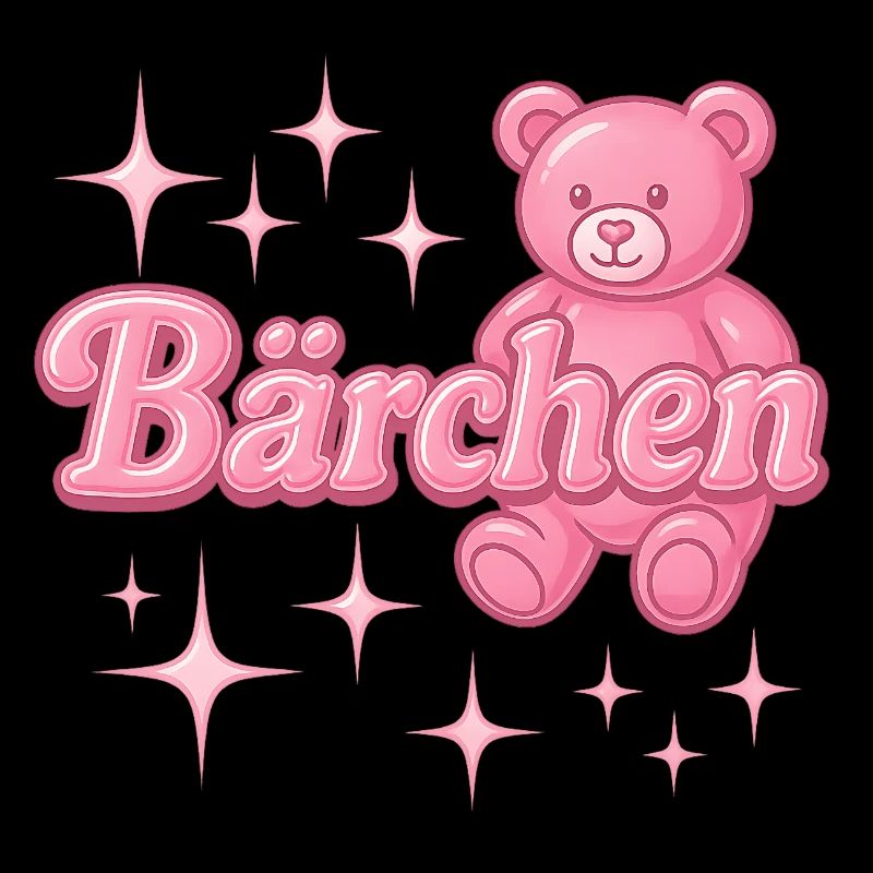 bärchen / y2k spitzname statement design
