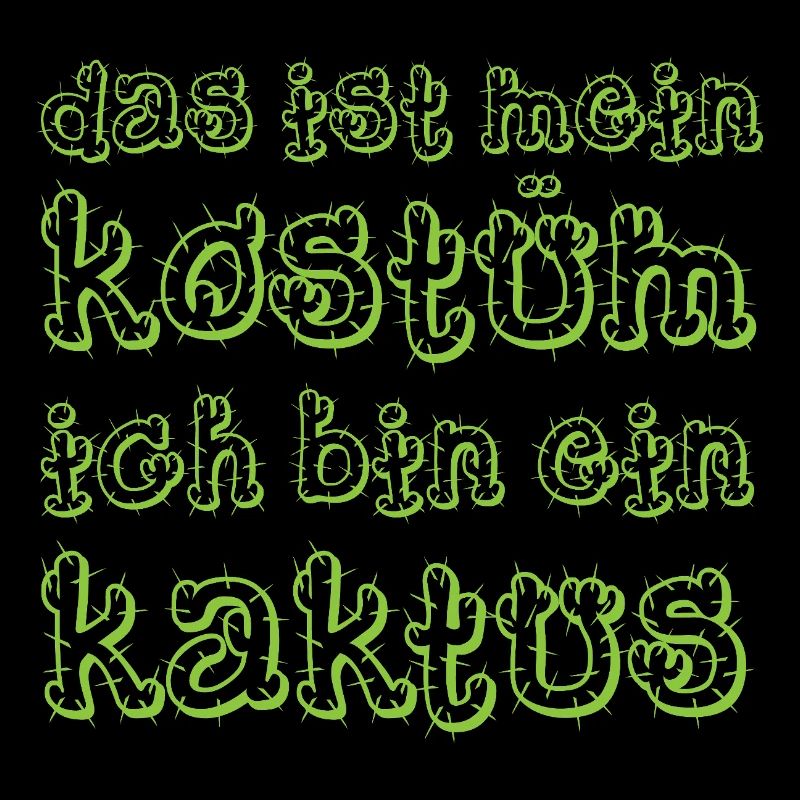 C’est mon costume, je suis un carnaval de cactus