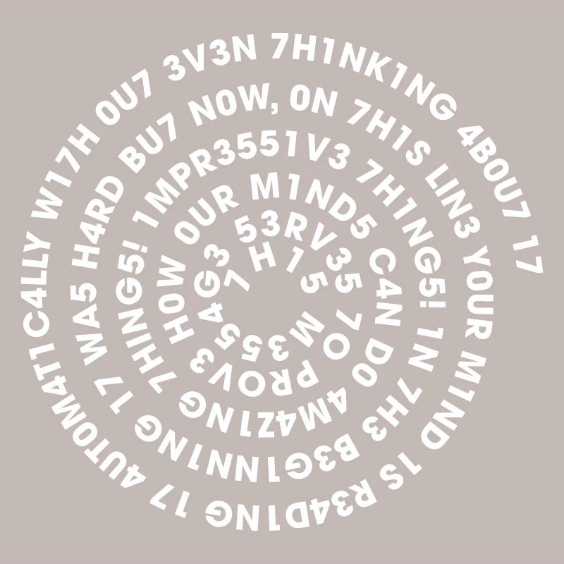 Leetspeak Spirale – Nerd Code 1337 Geek Design