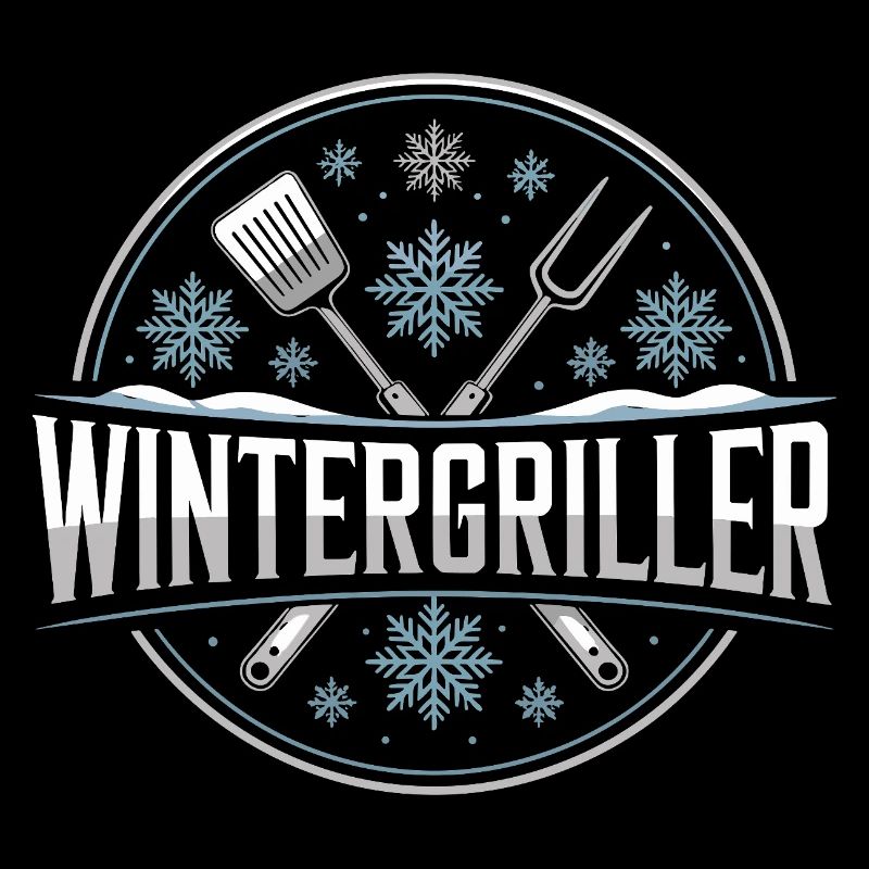 Winter Griller Snowflakes BBQ Master