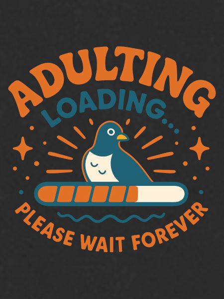 Adulting Loading Pigeon