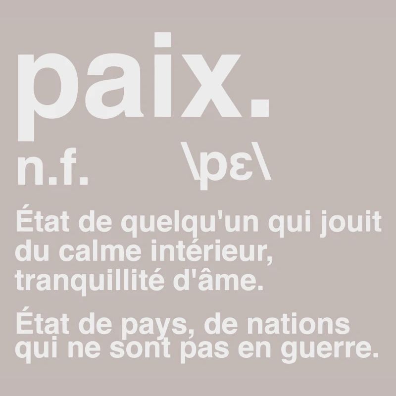 Peace Definition Dictionary Style