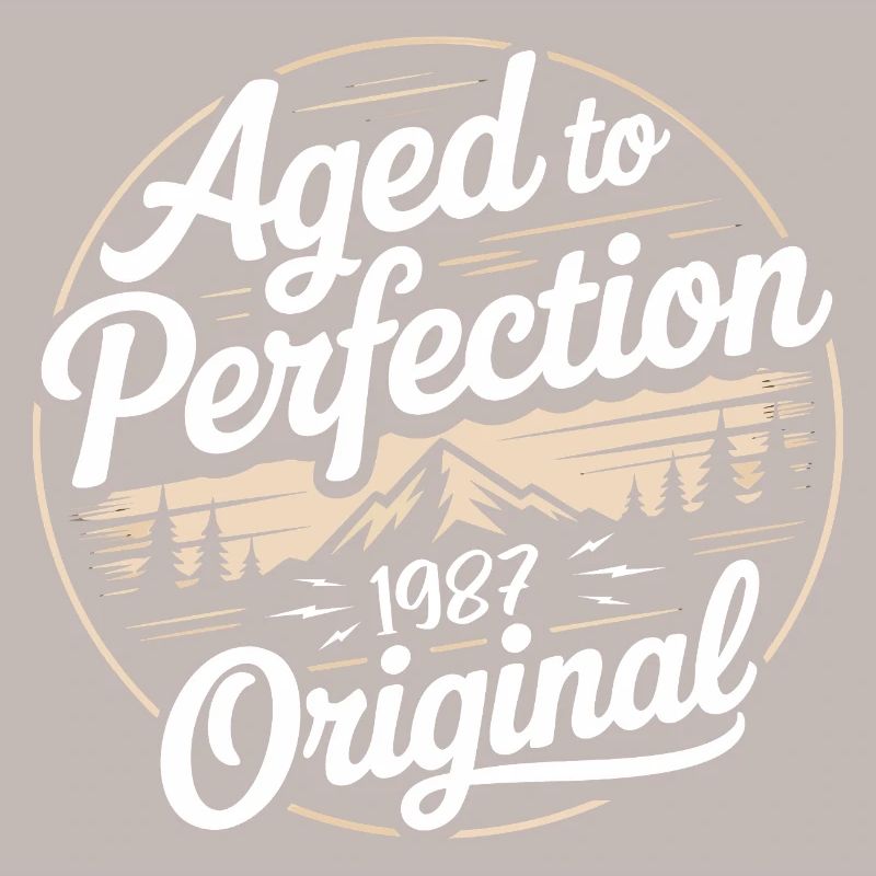 Vintage 1987 Born Retro Original 1987