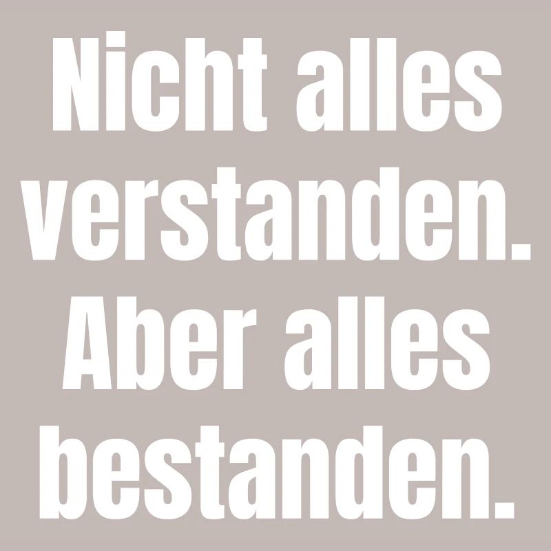 Don't understand everything, but pass