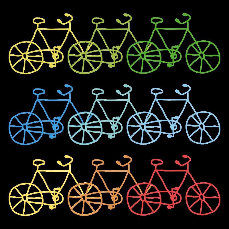 Colorful Bicycles Bicycle Gift