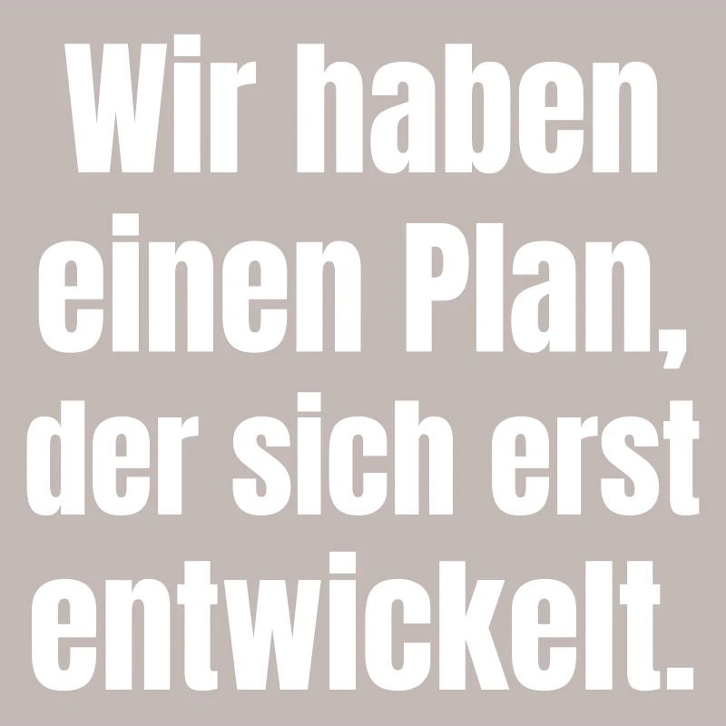 We have a plan that is only developing
