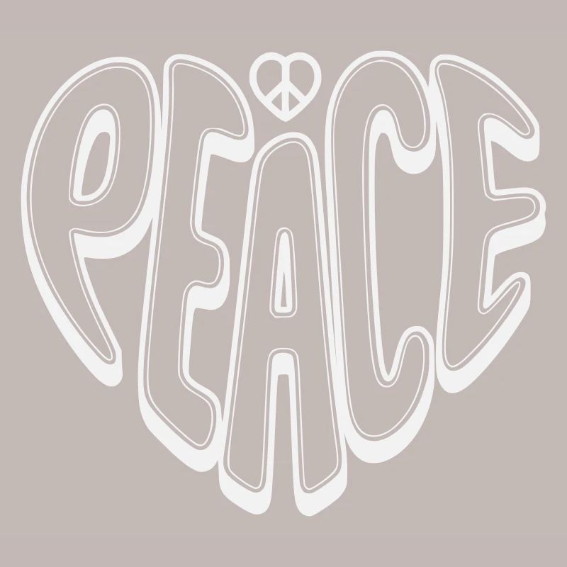 Peace Graffiti mit Peacezeichen 