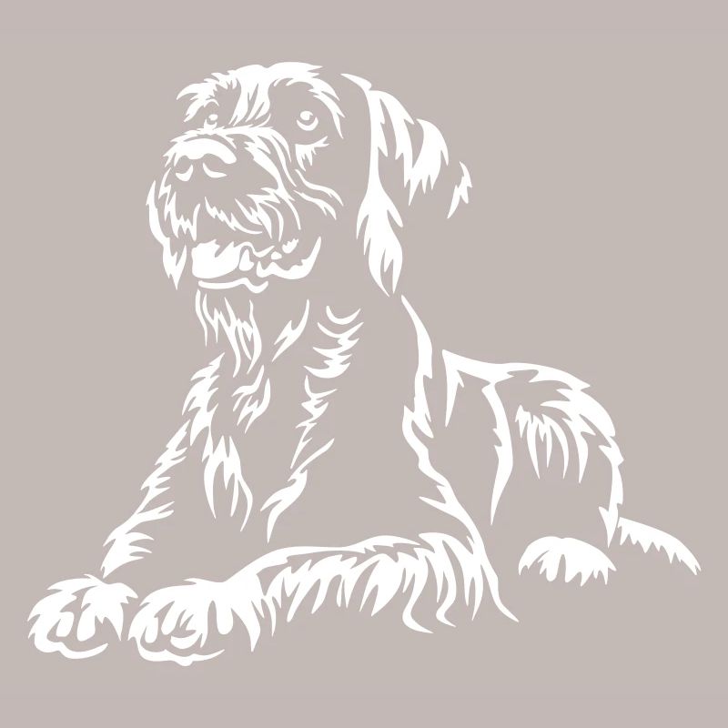 German Wirehaired Whisker "Black Edition"