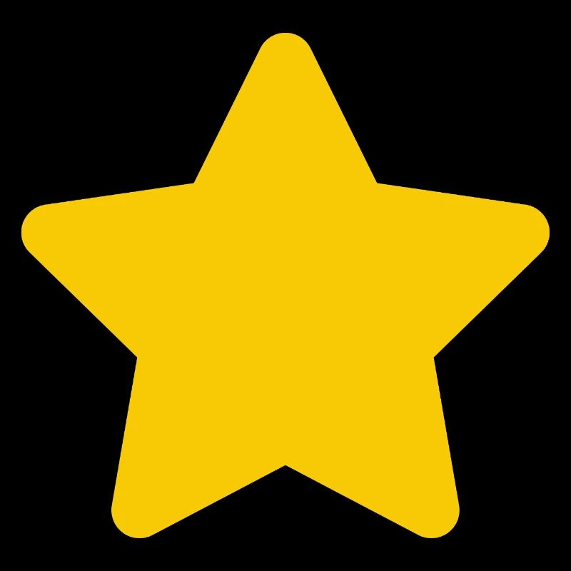 Yellow Star Accent: Simple Star