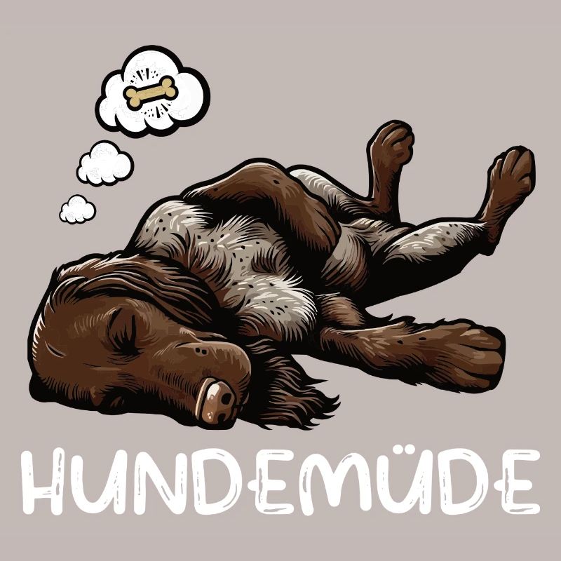 Hundemüde Deutsch Drahthaar drahthaar hunde