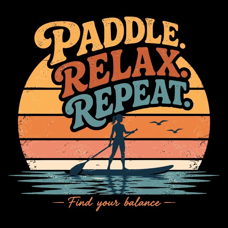Paddle Relax Repeat SUP Shirt