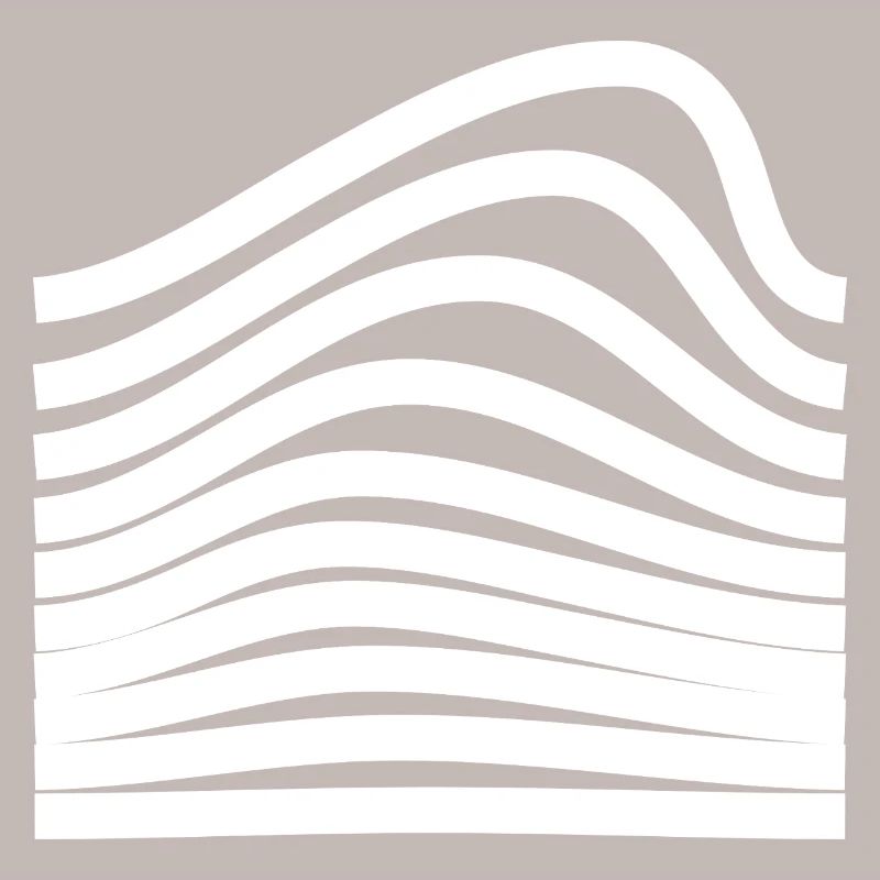 Conception ondulée et audacieuse