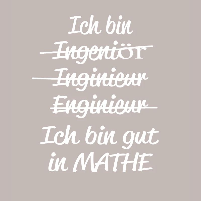 I'm good at math and engineering