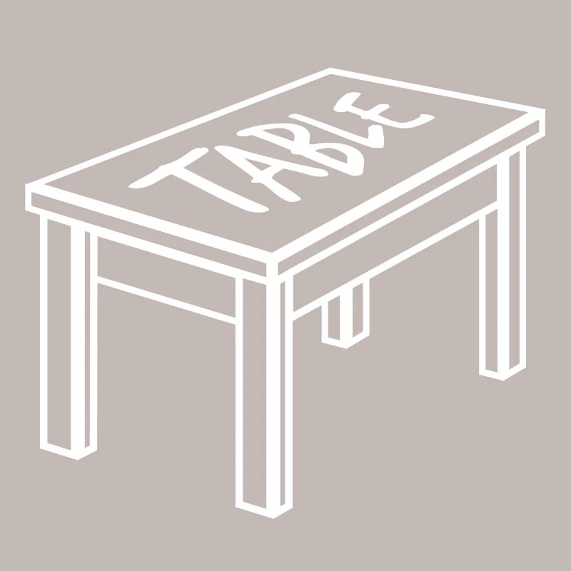 Table dining table furniture object carpenter