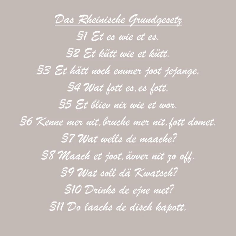 The Rhenish Basic Law
