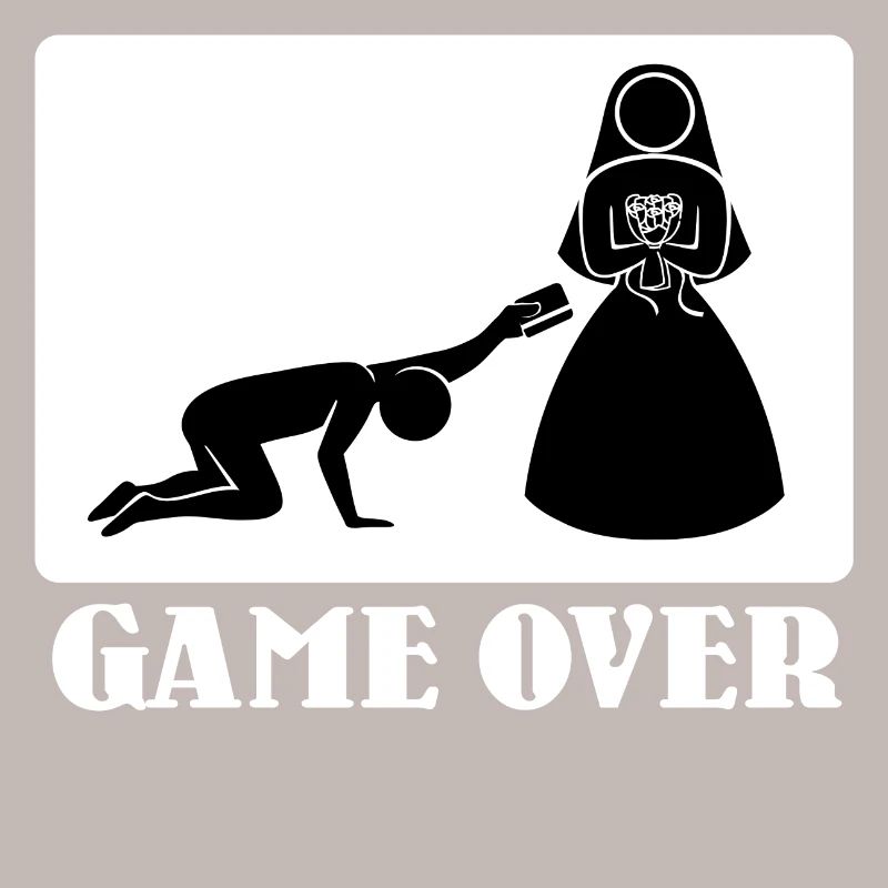 Game Over Wedding Statement - JGA Polterer drôle