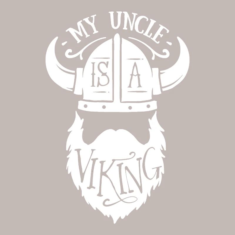 Wikinger Onkel Bart Vollbart Nichte Neffe Geschenk