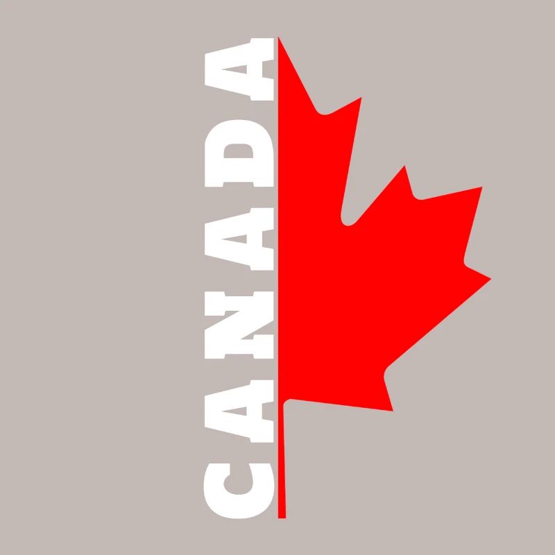 I love Canada design with maple leaf / gift