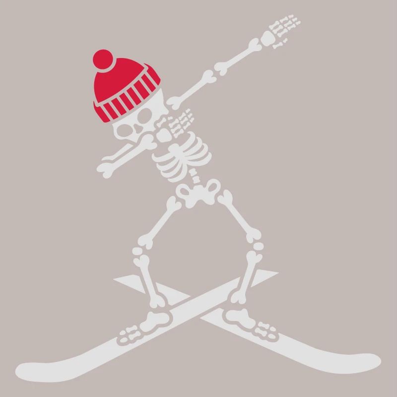 Dab dabbing skeleton ski skiing