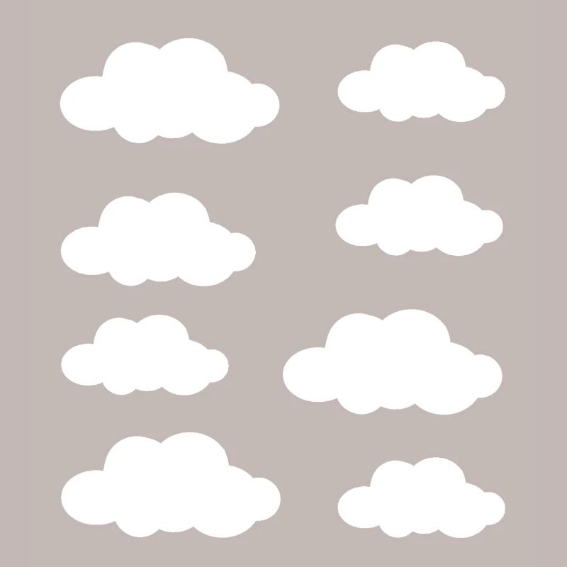 White clouds