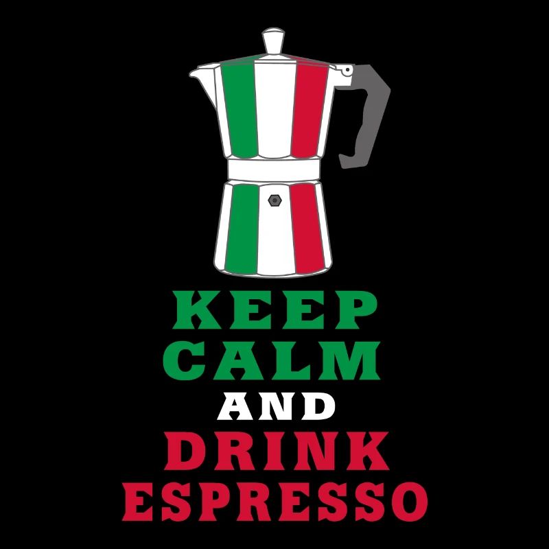Keep Calm and Drink Espresso Design / Geschenkidee