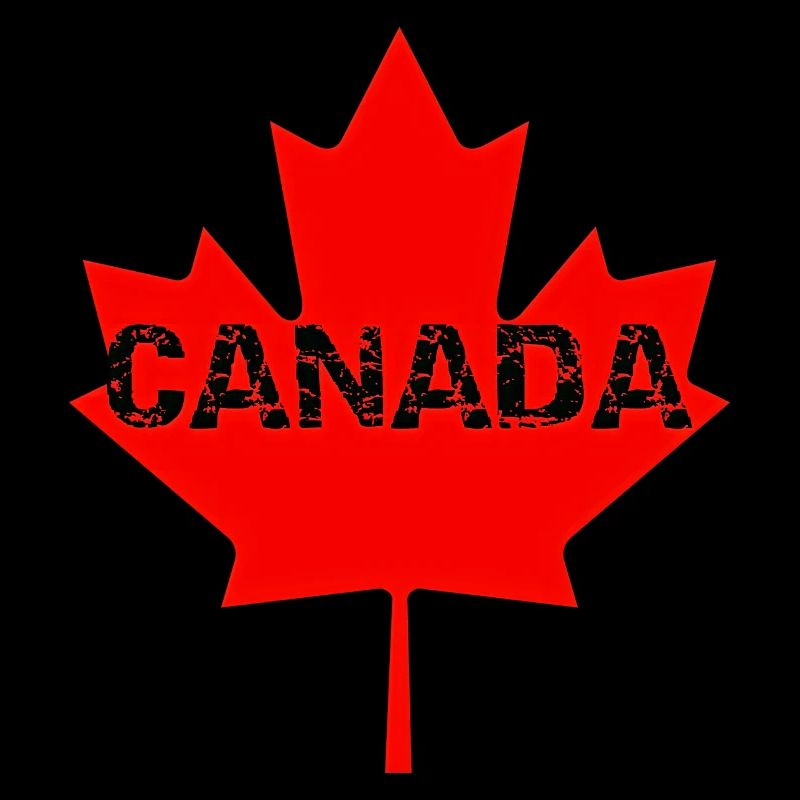 Faded Canada Maple Stamp