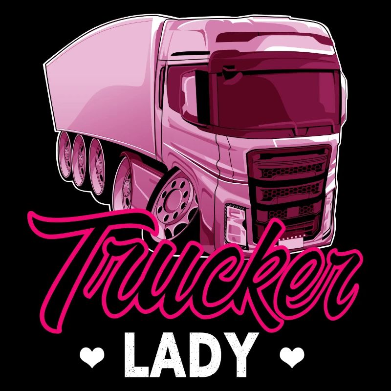 Dame camionneur