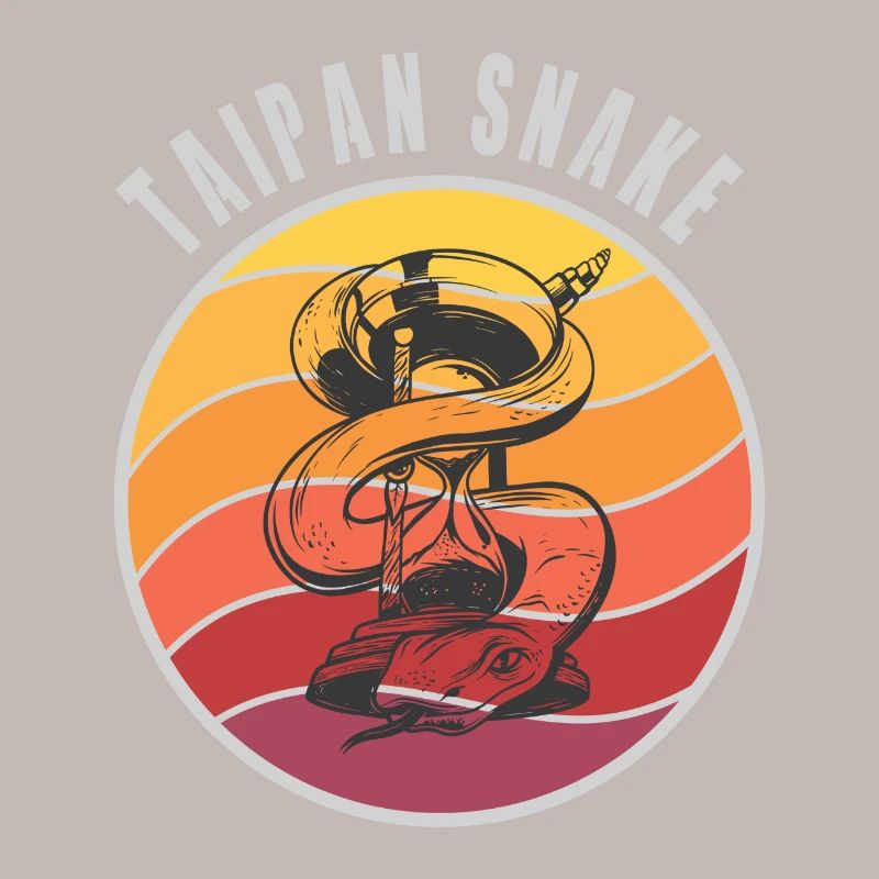 Taipan Schlangen Design / Geschenkidee