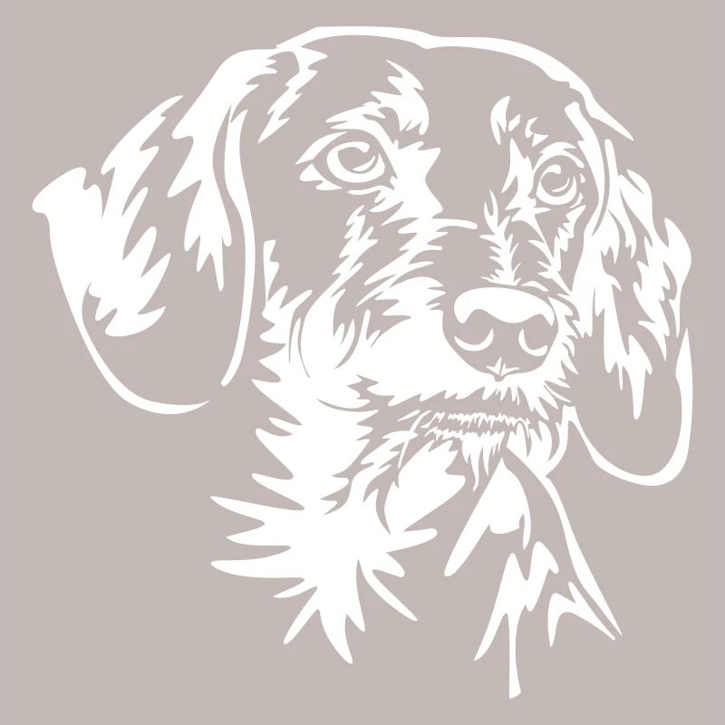 Dachshund head "Black Edition"