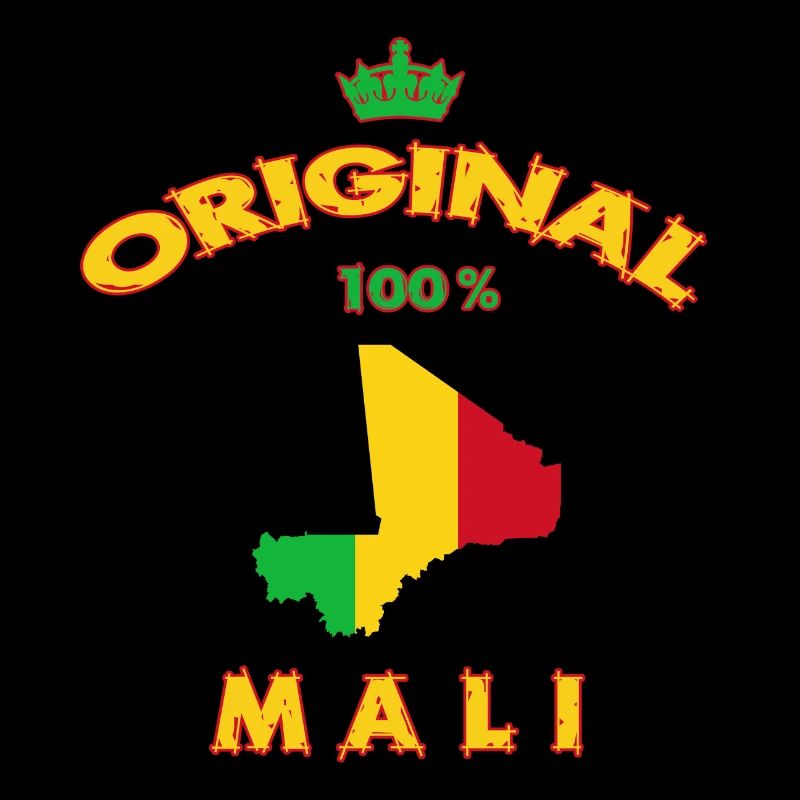 Drapeau du Mali 100 % original