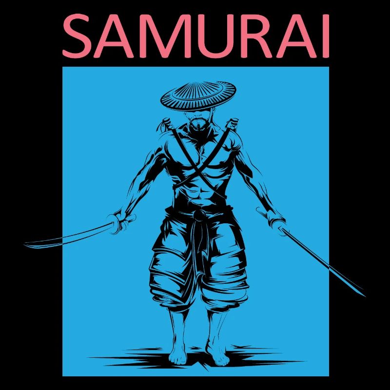 Samurai Symbol Logo icon Illustration Graphic
