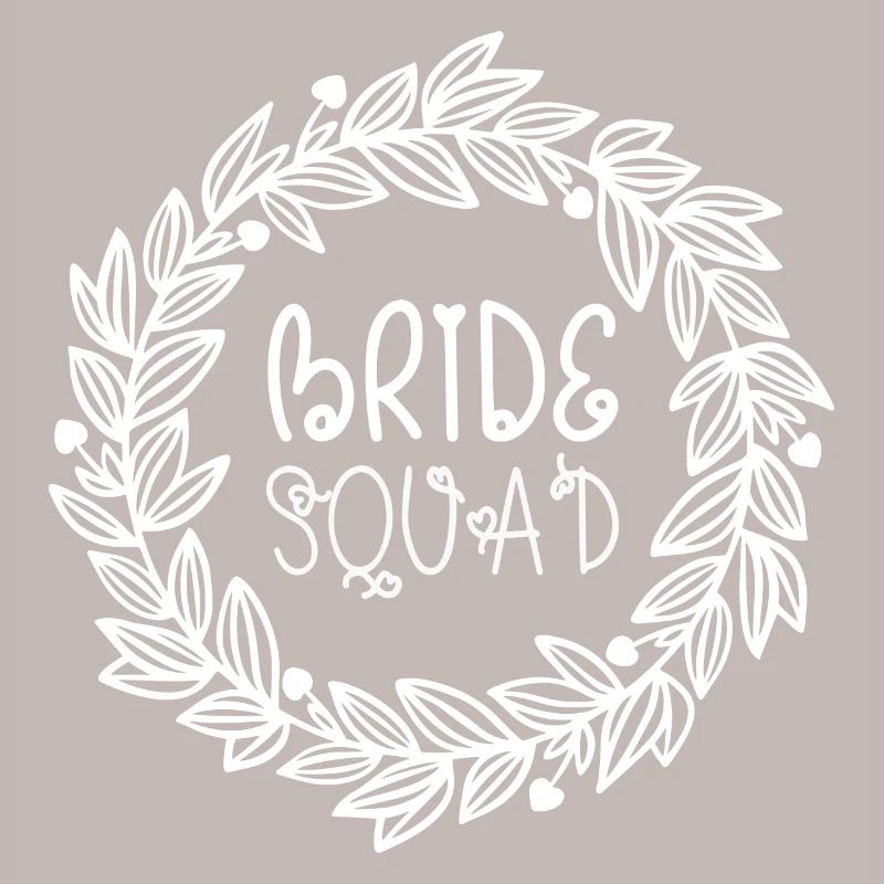 Bride Squad Couronne Feuilles